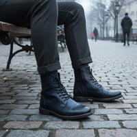 Ghete bărbați piele naturală | 900 Blue