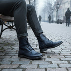 Ghete bărbați piele naturală | 900 Blue