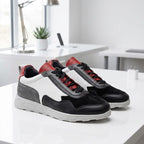 Pantofi sport bărbați piele naturală 467 multicolor talpa 447