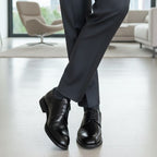 Pantofi eleganți bărbați din piele naturală NEGRU cod