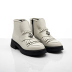 Ghete damă piele naturală  natur | cod 743