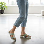 Saboti dama piele naturală cod. culoare vernil 26303