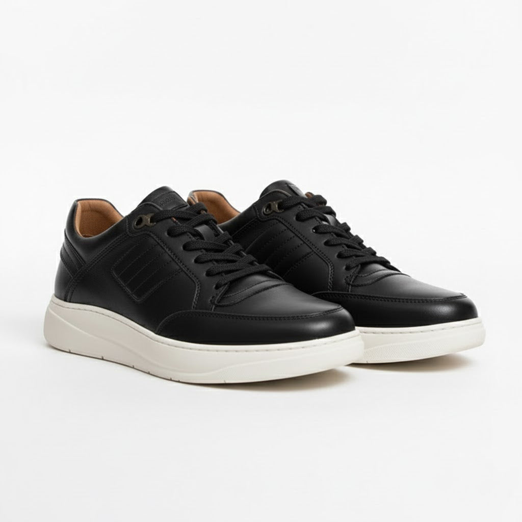 Pantofi sport bărbați piele naturală cod 1403 negru