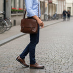 Mocasini bărbați casual cod  din piele naturala culoare maro 1374