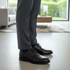 Pantofi eleganți bărbați din piele naturală NEGRU cod