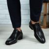 Imagine Pantofi eleganți bărbați din piele naturală O25 Negru