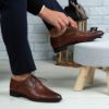 Imagine Pantofi eleganți bărbați din piele naturală 1050 Maro