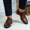 Imagine Pantofi eleganți bărbați din piele naturală 1050 Maro