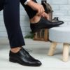Imagine Pantofi eleganți bărbați din piele naturală 395-S Negru