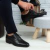 Imagine Pantofi eleganți bărbați din piele naturală 309 Negru