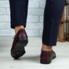 Imagine Pantofi eleganți bărbați din piele naturală 391 Vișiniu