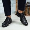 Imagine Pantofi eleganți bărbați din piele naturală 330 P Negru