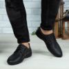 Imagine Pantofi casual bărbați piele naturală 650-S Negru