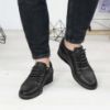 Imagine Pantofi sport bărbați piele naturală 433 Negru M