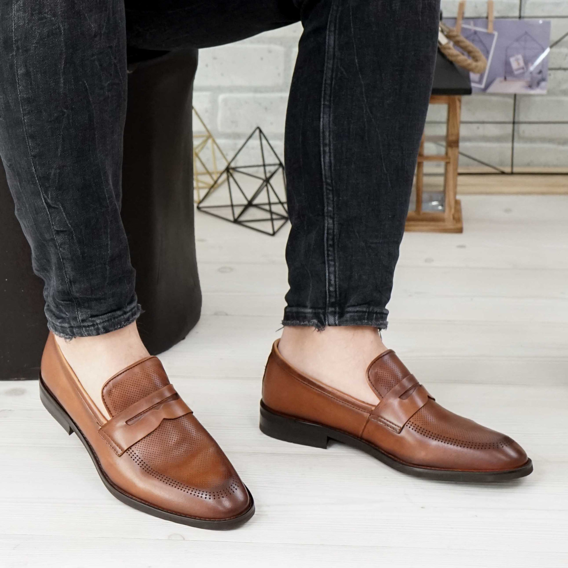 Imagine Pantofi eleganti bărbați piele naturală SW2021