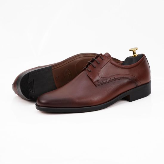 Imagine Pantofi eleganți bărbați din piele naturală 308 Maro