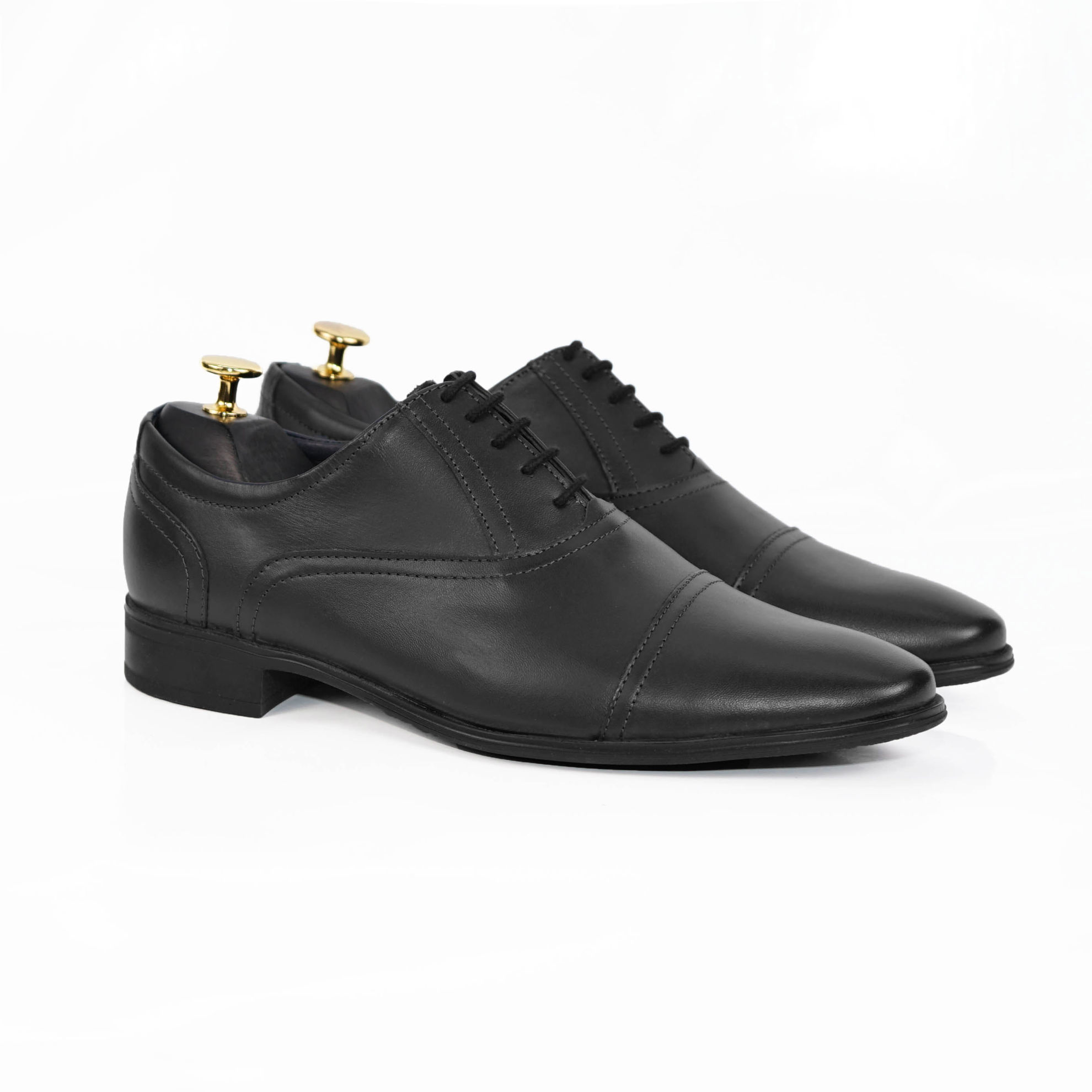 Imagine Pantofi eleganți bărbați din piele naturală 905 negru