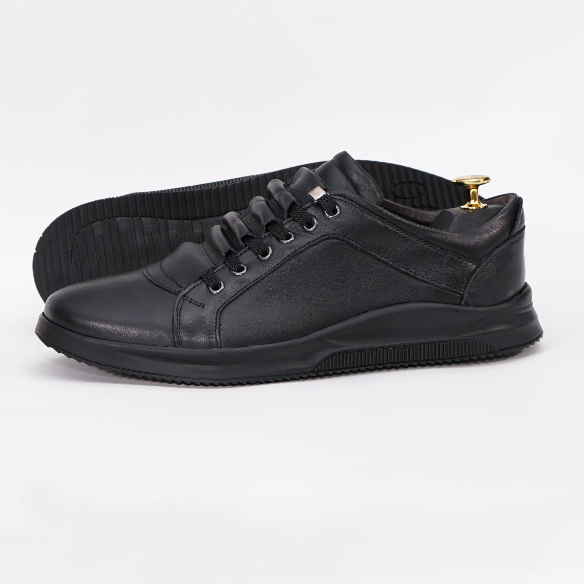 Frontier regulate Preference Demalis | Magazin Online încălțăminte din piele naturală. pantofi-sport -bărbați-piele-naturală-433-negru-talpa-pu