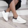 Imagine Pantofi damă piele naturală 101 alb