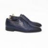 Imagine Pantofi eleganți bărbați din piele naturală O25-croco bleomarin