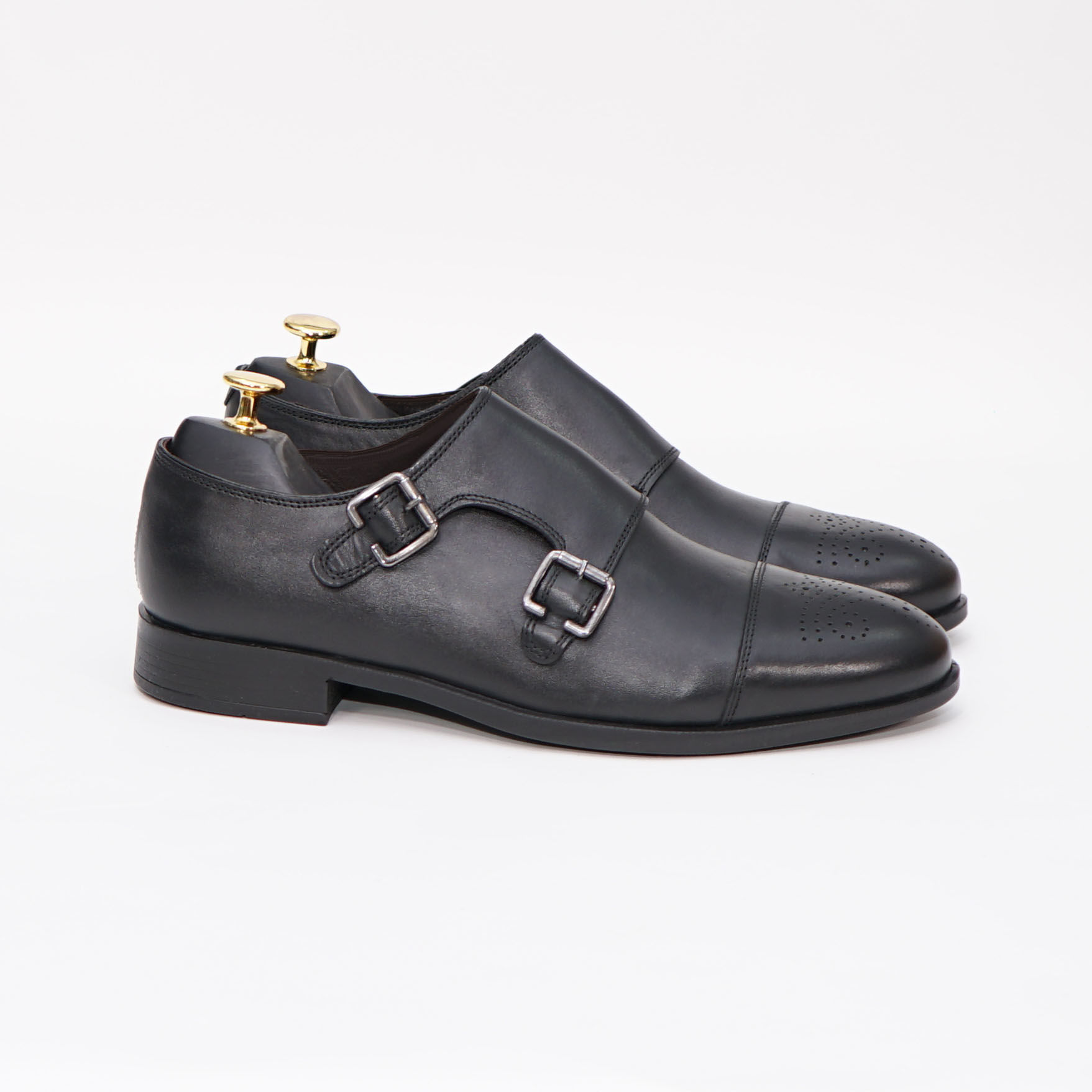 Imagine Pantofi eleganți bărbați din piele naturală 352 negru