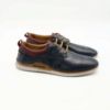 Imagine Pantofi 646 casual din piele naturala culoare bleumarin