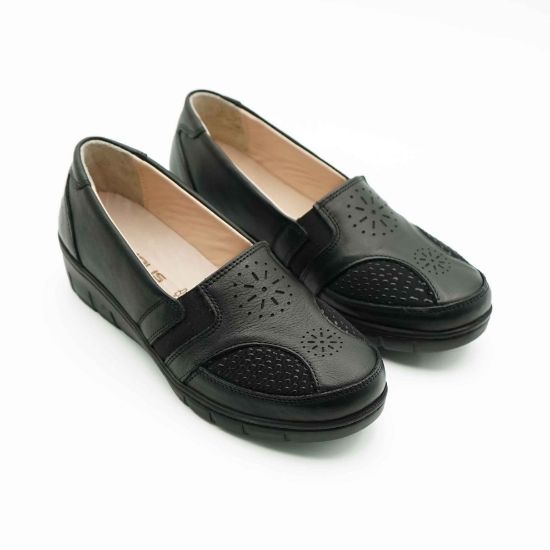 Imagine Pantofi damă piele naturală pt monturi 1302 Negru