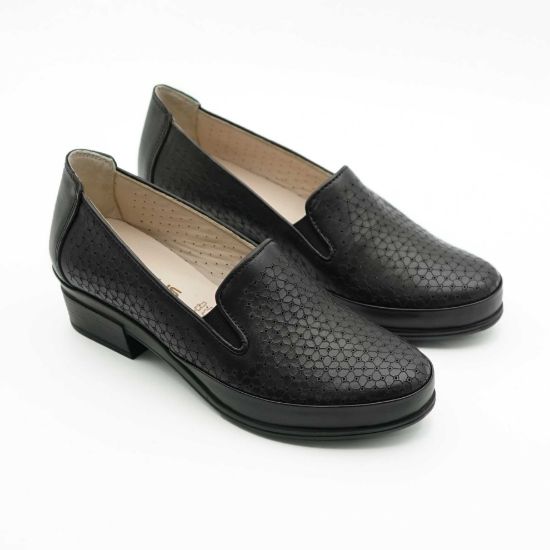 Imagine Pantofi damă eleganti din piele naturală 1220 negru.