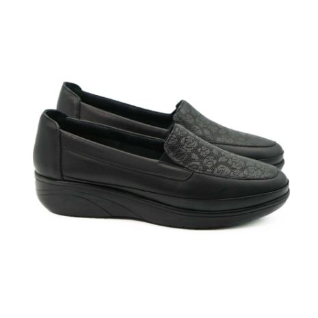 Imagine Pantofi damă casual din piele naturală 123719 negru.