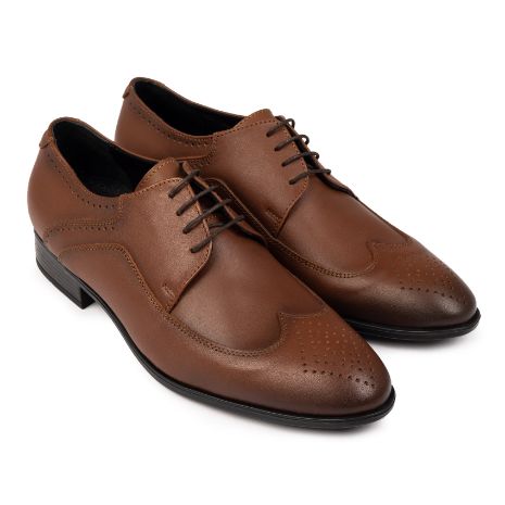 Imagine Pantofi eleganți bărbați din piele naturală 399 Maro d