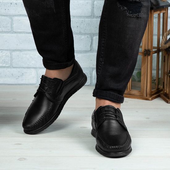 Imagine Pantofi casual bărbați piele naturală 540 S negru