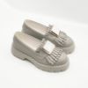 Imagine Mocasini damă culoare alb natur din piele naturală cod 139